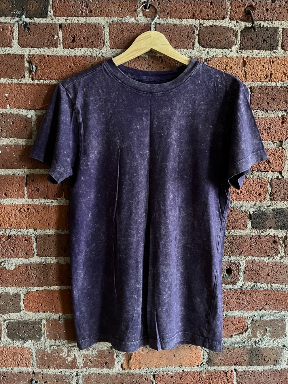 Original Use Mineral Wash Purple Crew Tee